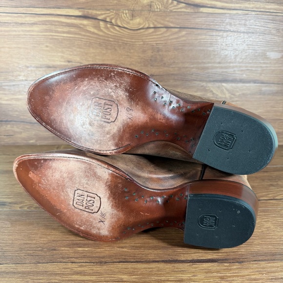 DAN POST ‘Albany’ Cowboy Boots Men’s Size 12 EW Leather Western Shoes - Picture 7 of 11